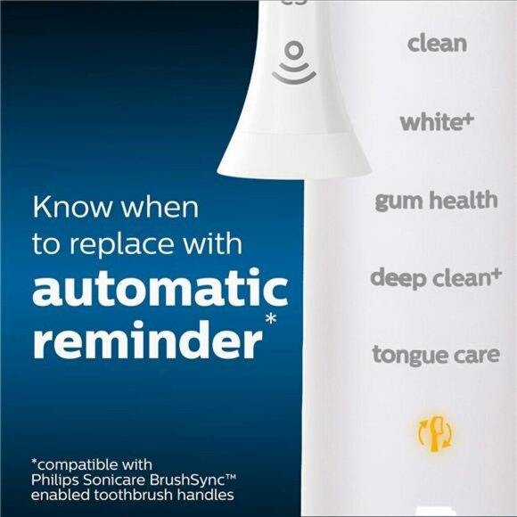 Philips Sonicare C3 2-in-1 Plaque Removal Whitening Brush Heads Genuine White - Picture 5 of 7